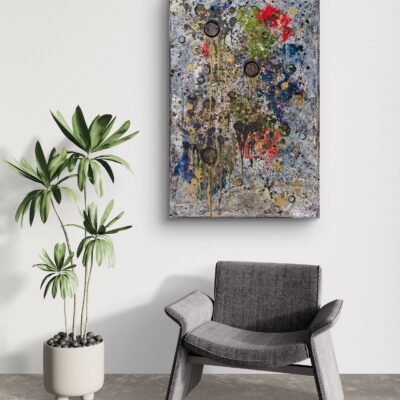 Oeuvre d'art unique <br>l'imperfection, c'est beau! <br> 36" x 24"